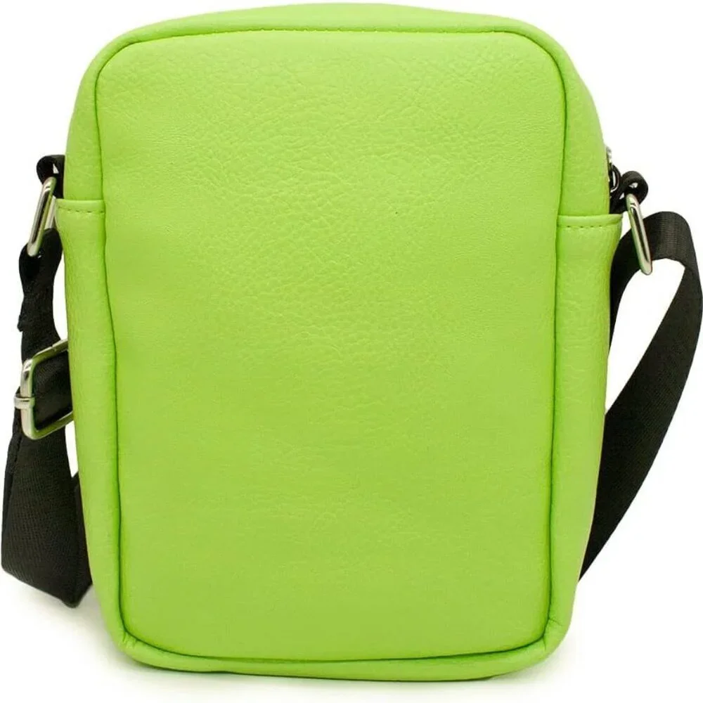 Crossbody Bag Vegan Leather 8x6.5 Inches Unisex Gadget Storage